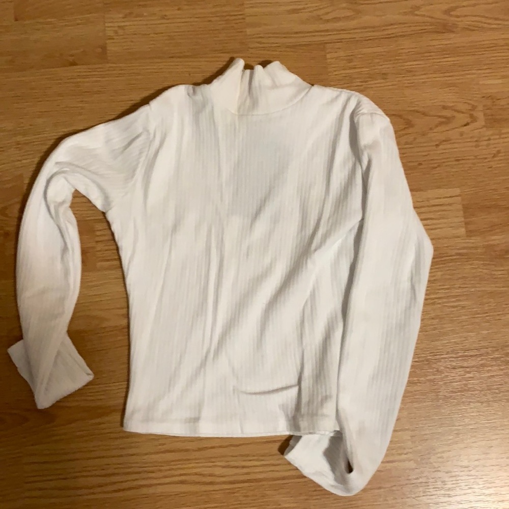 White turtleneck from brandy
